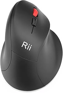 Ergonomische kabellose Maus mit RGB, 2.4GHz für Laptop und Computer. Wiederaufladbarer Akku, einstellbare DPI. #Rii #Ergonomisch #Kabellos #RGBeffekt #Weihnachten #Geschenk #Schnäppchen - Jetzt bei Amazon kaufen!