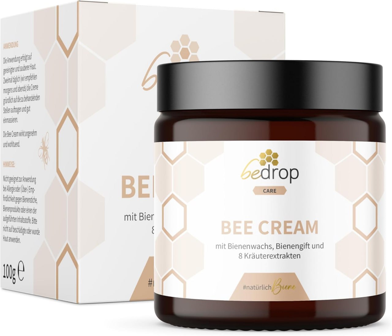 Hochdosierte Bienengiftsalbe mit Bienenwachs und Kräuterextrakten für kühlende und wärmende Wirkung. Ideal zur Pflege und Entspannung der Haut #Bienengift #Bienengiftcreme #Kräuterextrakte #Entspannung #Deutschland #Geschenk #Rabatt - Jetzt bei Amazon kaufen!