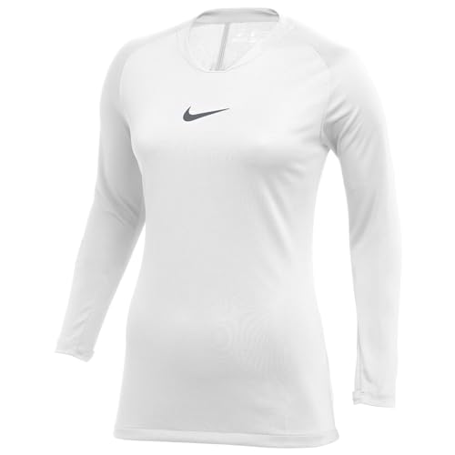 Nike Damen W Nk Df Park 1stlyr JSY Ls T-Shirt in Weiß und Cool Grey, Größe XL. Perfekt für Sport und Freizeit. #Nike #TShirt #Damen #Sportswear #Weihnachten #Geschenk #Rabatt - Jetzt bei Amazon kaufen!