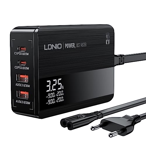 LDNIO Ladegerät mit 65W, 4 Port USB Netzteil. Lade deine Geräte schnell und effizient auf. #LDNIO #Ladegerät #USB #Deal #Weihnachten #Geschenk #Schnäppchen - Jetzt bei Amazon kaufen!