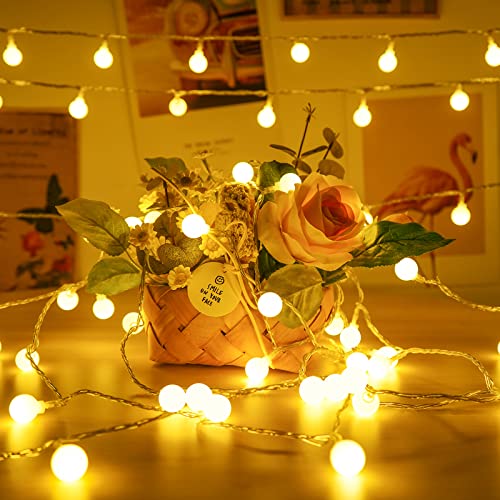 LED Lichterkette mit warmweißen Kugeln, 23m lang, für Innen und Außen, dimmbar per Fernbedienung, ideal für Zimmer, Garten, Weihnachten. #LEDLichterkette #Lichterketten #Weihnachtsbeleuchtung #Partydekoration #Deutschland #Geschenk #Coupon - Jetzt bei Amazon kaufen!