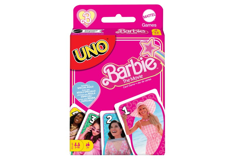 Das Barbie The Movie UNO Kartenspiel bietet Filmspaß mit Lieblingscharakteren und Szenen! Für 2-10 Spieler ab 7 Jahren. #Barbie #UNO #Kartenspiel #FilmeFans #Deutschland #Geschenk #Schnäppchen - Jetzt bei Amazon kaufen!