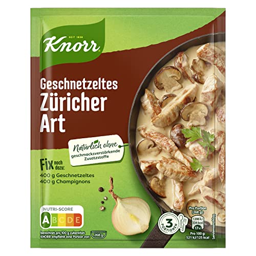 Knorr Fix Wurzmischung Geschnetzeltes Zuricher Art für ein leckeres Rezept ohne Zusatzstoffe. 54g Packung für köstliche Gerichte. #Knorr #Wurzmischung #Geschnetzeltes #leckeresessen #Weihnachten #Geschenk #Preisfehler - Jetzt bei Amazon kaufen!