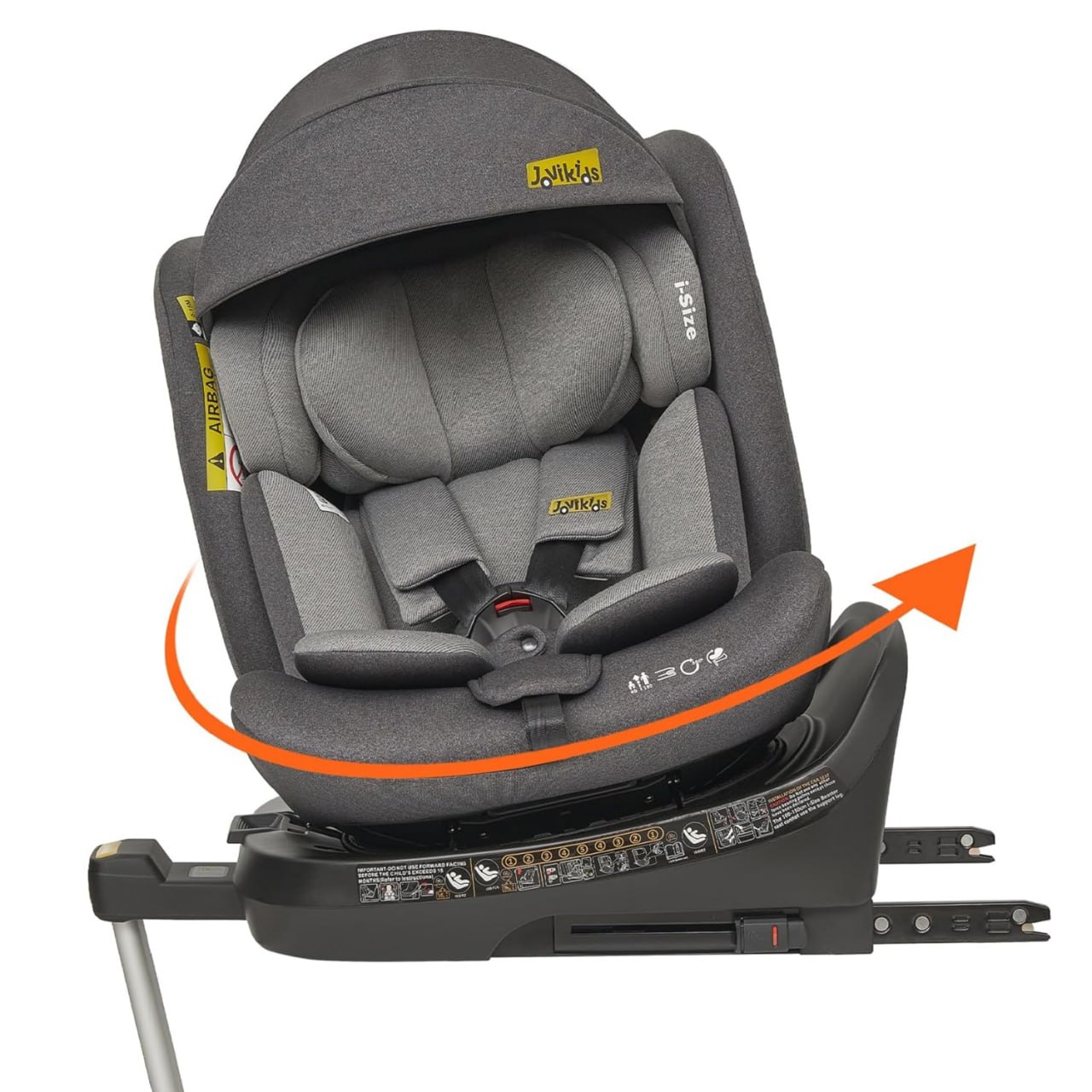 Jovikids Kindersitz ISOFIX 40-150cm, Reboarder Liegefunktion, ab Geburt -12 Jahre, grau #Jovikids #Kindersitz #ISOFIX #Autositz #Weihnachten #Geschenk #Deals - Jetzt bei Amazon kaufen!