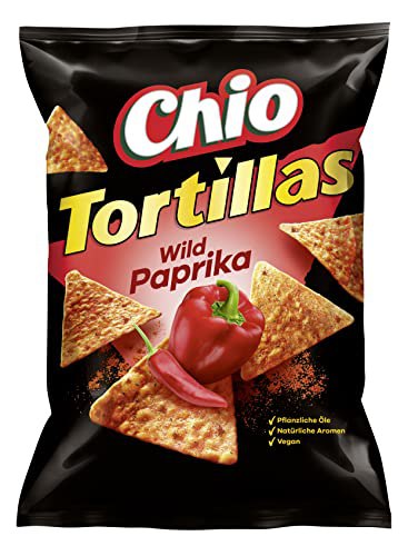 Leckere Chio Tortilla Chips mit wilder Paprika Würzung. Ideal für den Snack zwischendurch. #Chio #TortillaChips #WildPaprika #Snackzeit #Weihnachten #Geschenk #Rabatt - Jetzt bei Amazon kaufen!