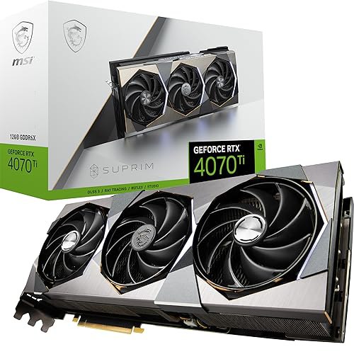 MSI GeForce RTX 4070 Ti SUPRIM 12G Gaming Grafikkarte mit 12 GB GDDR6X Speicher. Leistungsstarkes Gaming-Erlebnis. #MSI #GeForceRTX #Gaming #PCMasterRace #Deutschland #Geschenk #Coupon - Jetzt bei Amazon kaufen!