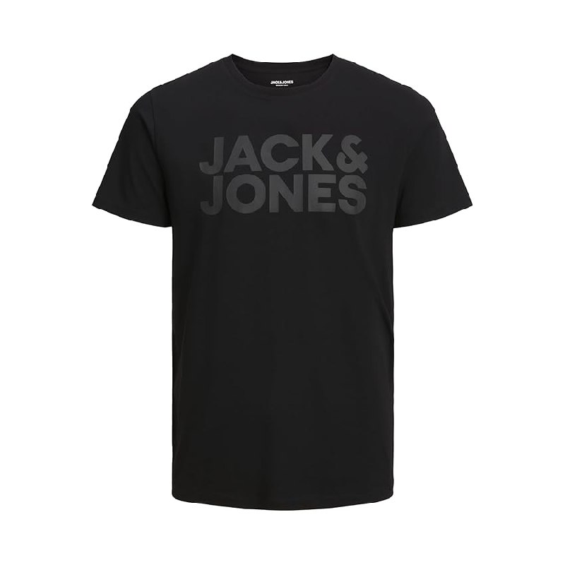 Herren T-Shirt von JACK & JONES mit großem Logoprint. Moderner Schnitt, in Schwarz. Ein Must-Have für lässige Outfits. #JACKJONES #Tshirt #Herrenmode #BlackFashion #Weihnachten #Geschenk #Rabatt - Jetzt bei Amazon kaufen!