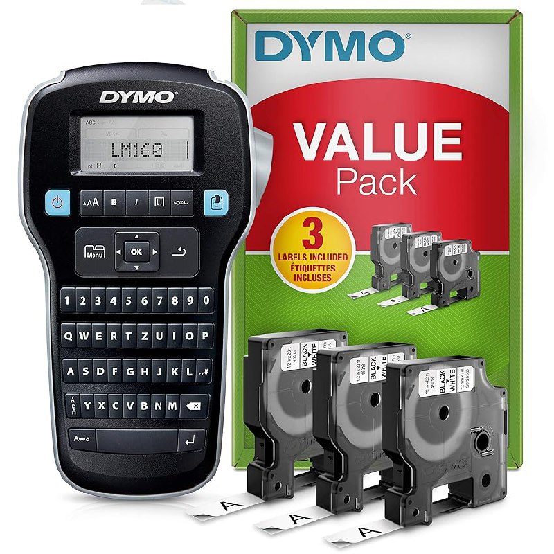 Das DYMO LabelManager 160 Starter-Set ist ein tragbares Beschriftungsgerät mit großem Funktionsumfang. Ideal fürs Büro oder Zuhause. #DYMO #LabelManager #Beschriftungsgerät #Bürobedarf #Deutschland #Geschenk #Angebot - Jetzt bei Amazon kaufen!