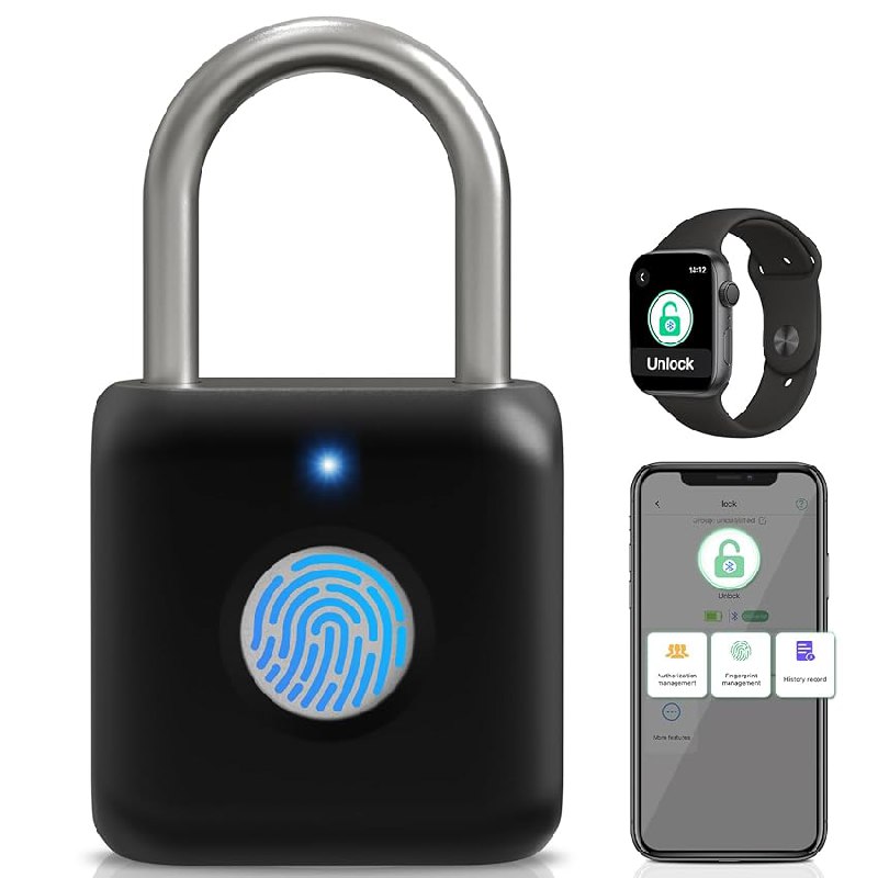 Anweller Smart Fingerabdruck Schloss mit Bluetooth für nur 21,55€. Einfache Sicherheit für dein Zuhause. #Anweller #Fingerabdruckschloss #Sicherheit #SmartHome #Deutschland #Geschenk #Angebot - Jetzt bei Amazon kaufen!