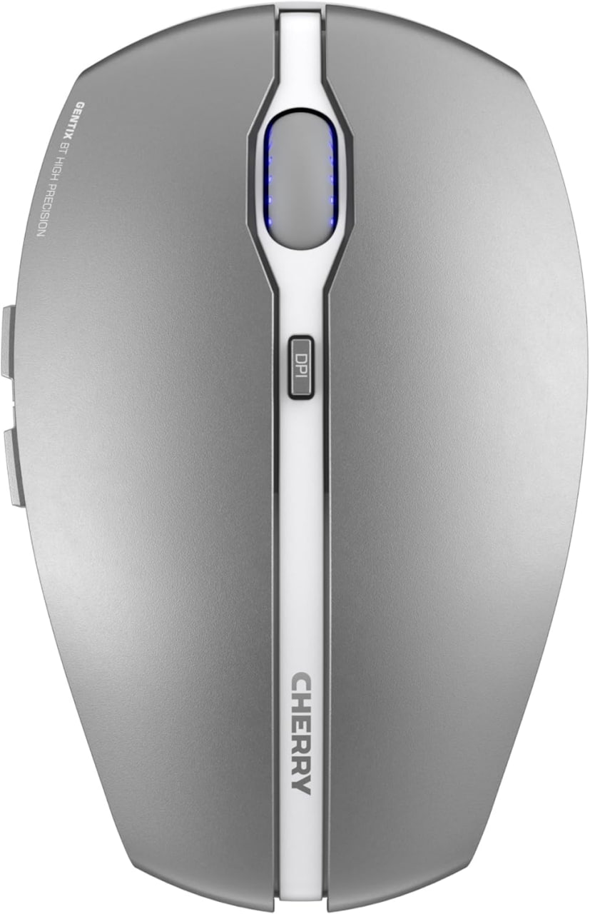 CHERRY GENTIX BT, Bluetooth Maus, bis zu 3 Geräte, Umschaltbare Auflösung 1000-2000 dpi, Batteriebetrieben, Frosted Silver. #CHERRY #BluetoothMaus #Technik #Wireless #Deutschland #Geschenk #Deals - Jetzt bei Amazon kaufen!