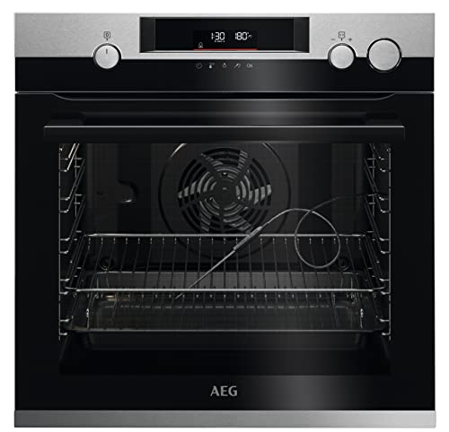 AEG BSS57606BM Einbau-Backofen mit Pyrolyse Selbstreinigung und Dampfunterstützung. Knusprig außen, saftig innen dank Kerntemperatursensor und 45 Automatikprogrammen. LED-Touchdisplay in Schwarz. #AEG #EinbauBackofen #Pyrolyse #ModernKüche #Weihnachten #Geschenk #Preisfehler - Jetzt bei Amazon kaufen!