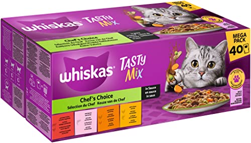 Whiskas Katzenfutter Tasty Mix Chef's Choice bietet eine köstliche Auswahl für deine Katze. Hochwertige Zutaten sorgen für ein besonderes Geschmackserlebnis. #Whiskas #Katzenfutter #TastyMix #Haustierbedarf #Weihnachten #Geschenk #Schnäppchen - Jetzt bei Amazon kaufen!