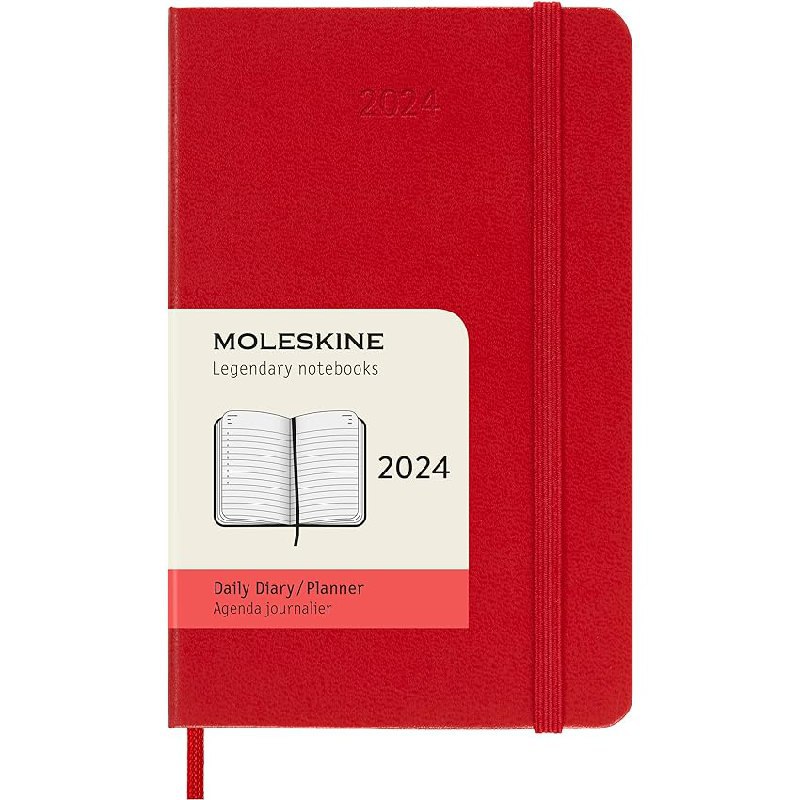 Moleskine Tagesplaner für 2024 mit 12 Monaten Vorschau. Organisiere dein Jahr effizient! #Moleskine #Tagesplaner #2024 #Effizienz #Weihnachten #Geschenk #Angebot - Jetzt bei Amazon kaufen!