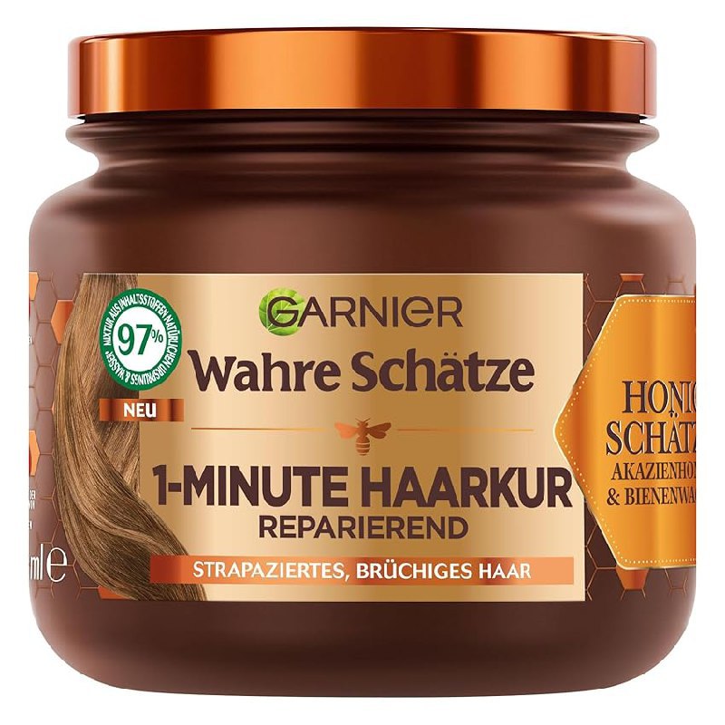 Garnier Wahre Schätze Reparierende 1-Minute Haarkur für brüchiges und strapaziertes Haar. Pflegt intensiv und stärkt das Haar. #Garnier #Haarpflege #Reparatur #Angebot #Deutschland #Geschenk #Angebot - Jetzt bei Amazon kaufen!