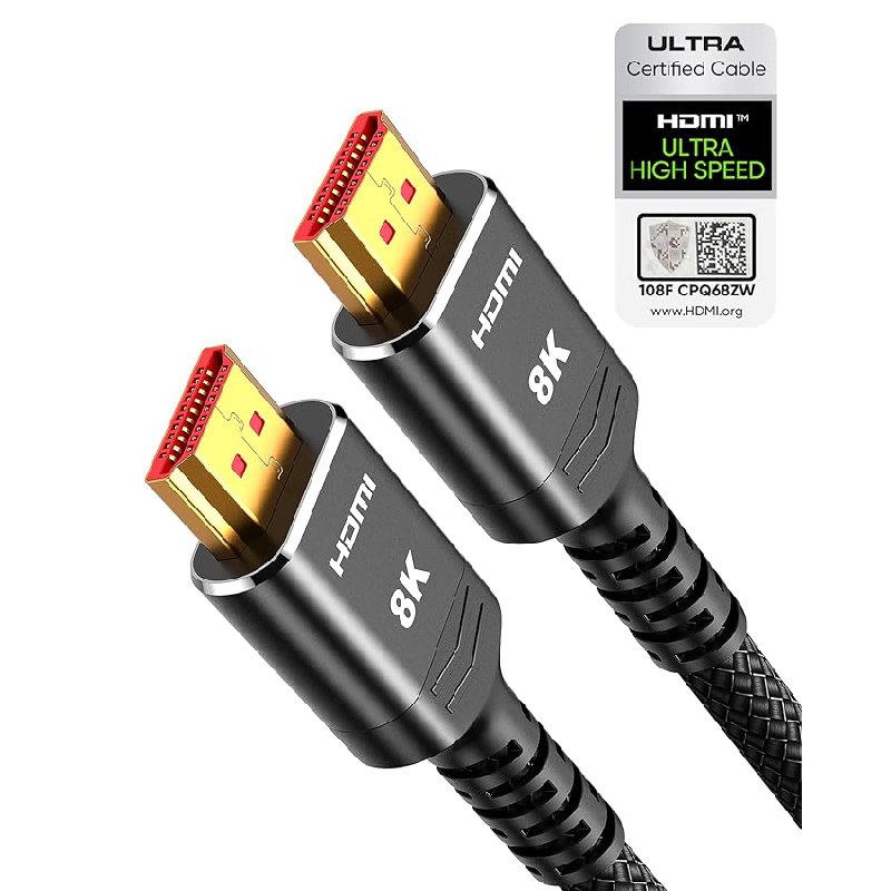 Ultra Highspeed HDMI 2.1 Kabel, zertifiziertes 8K 48Gbps Kabel, 3m lang, vonHighwings. Für ultimatives Heimkino-Erlebnis. #Highwings #HDMI #Heimkino #Schnäppchen #Deutschland #Geschenk #Deals - Jetzt bei Amazon kaufen!