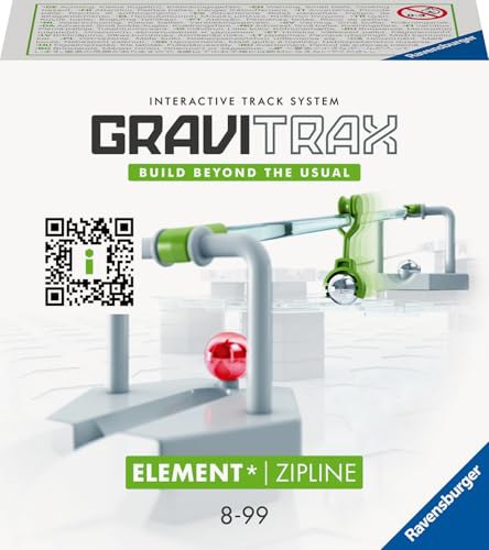 Ravensburger GraviTrax Element Zipline 27472 - Erweiterung für deine Kugelbahn - Murmelbahn und Konstruktionsspielzeug ab 8 Jahre - Geschenkidee zu Weihnachten #Ravensburger #GraviTrax #Kugelbahn #Spielzeug #Weihnachten #Geschenk #Angebot - Jetzt bei Amazon kaufen!