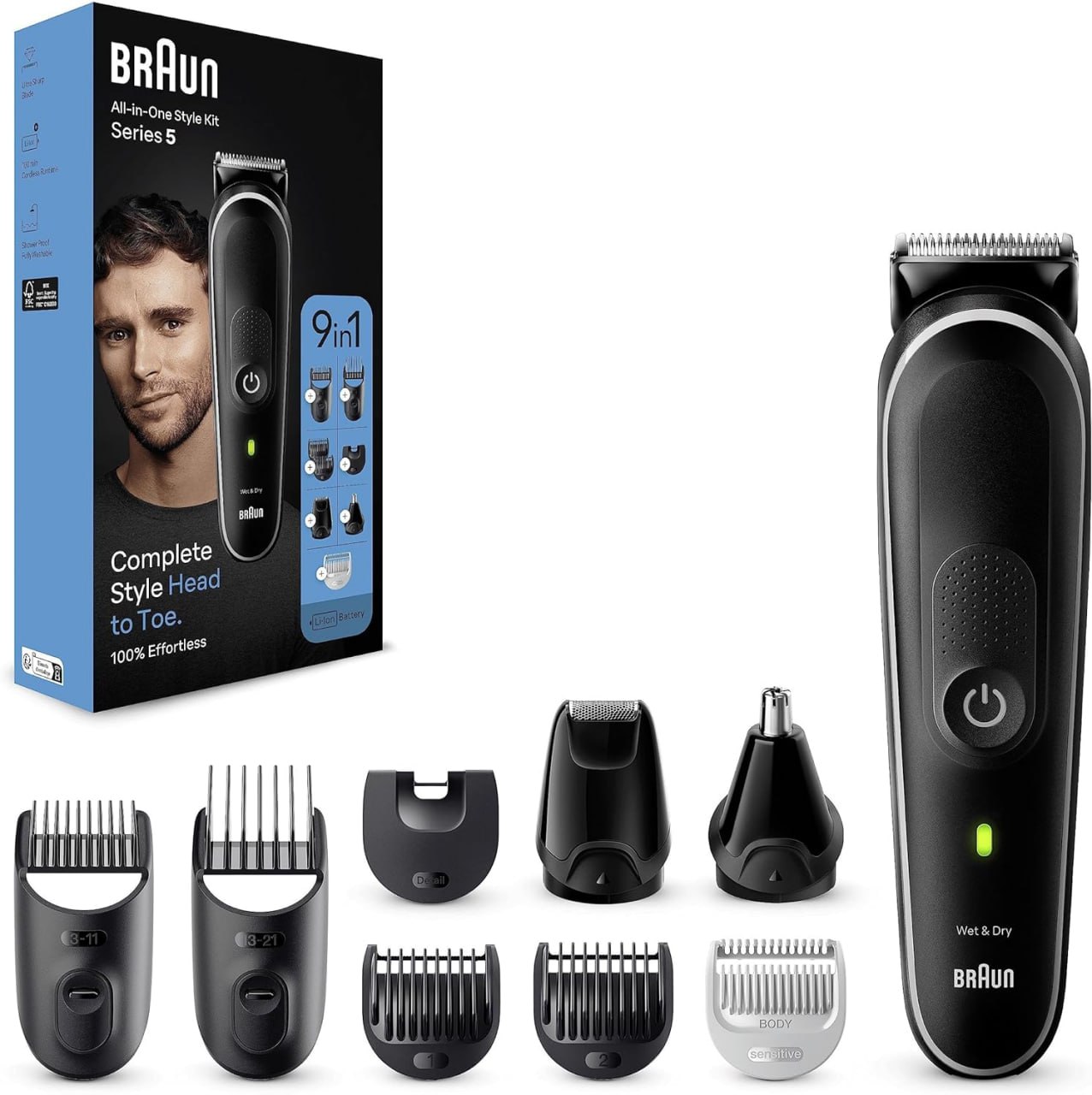 Braun All-In-One Bartpflege Bodygroomer Set für Herren mit Barttrimmer und TrimmerHaarschneider. Vielseitig einsetzbar, kabellos und wiederaufladbar. #Braun #Bartpflege #TrimmerHaarschneider #Pflegeprodukt #Deutschland #Geschenk #Schnäppchen - Jetzt bei Amazon kaufen!