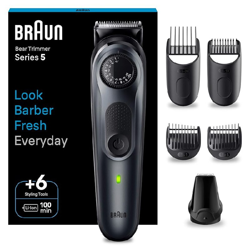 Präziser Braun Barttrimmer nur 39,99€ statt 79,99€. Ideal für Herren, Trimmer Haarschneider #Braun #Barttrimmer #Herrenpflege #Sparen #Deutschland #Geschenk #Rabatt - Jetzt bei Amazon kaufen!