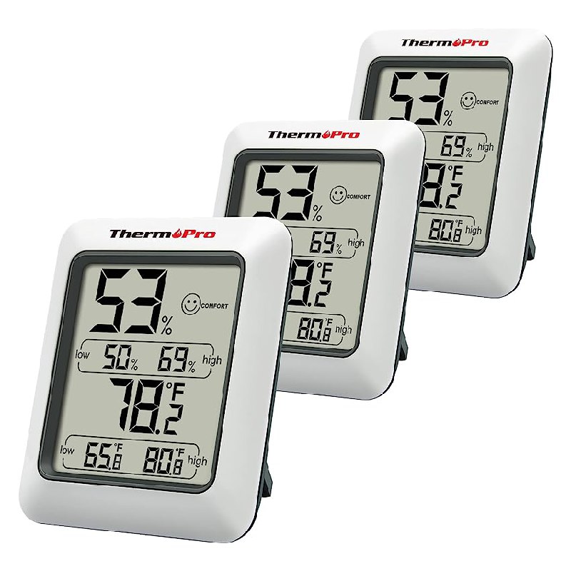 Präzises ThermoPro TP50-3 Hygrometer für den Innenbereich mit Aufzeichnung und Raumklima. Ideal für ein gesundes Raumklima. #ThermoPro #Hygrometer #Raumthermometer #Wohnklima #Deutschland #Geschenk #Schnäppchen - Jetzt bei Amazon kaufen!