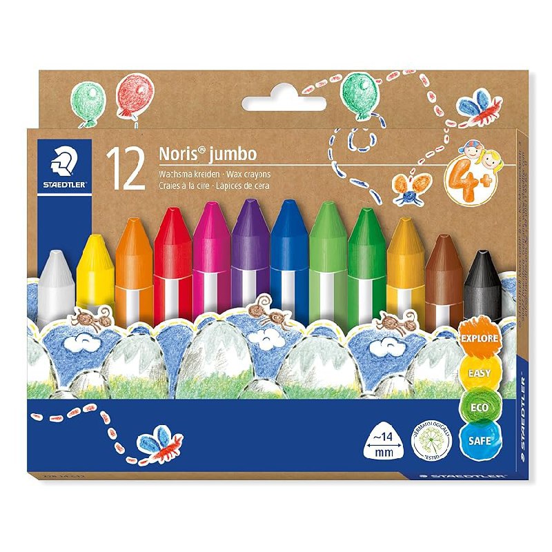 STAEDTLER Wachsmalkreide Noris junior - dicke Mine, ergonomische Form, ideal für Kinder. #STAEDTLER #Wachsmalkreide #Noris #kreativ #Deutschland #Geschenk #Rabatt - Jetzt bei Amazon kaufen!