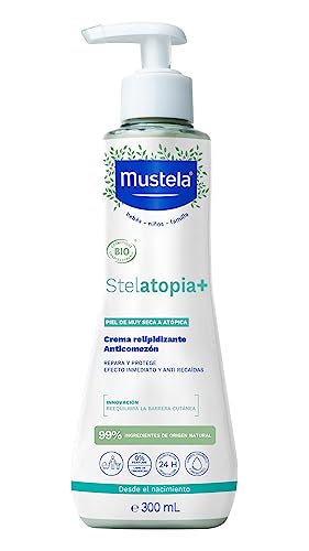 MUSTELA Stelatopia Lipid-Replenishing Anti-Itching Cream lindert Juckreiz und pflegt die Haut intensiv. Ideal für trockene Haut. #MUSTELA #Hautpflege #AntiJuckreiz #SensibleHaut #Weihnachten #Geschenk #Deals - Jetzt bei Amazon kaufen!