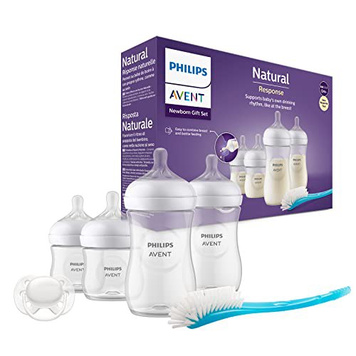 Philips Avent Babyflaschen Natural Response Geschenkset für Neugeborene. 4 Babyflaschen, Schnuller, Flaschenbürste. Geeignet für Babys von 0-12 Monaten. #PhilipsAvent #Babyflaschen #Geschenkset #Neugeborene #Weihnachten #Geschenk #Angebot - Jetzt bei Amazon kaufen!