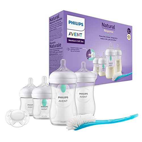 Philips Avent Babyflaschen Geschenkset mit AirFree Ventil für Neugeborene. Inklusive 4 Flaschen, ultra soft Schnuller und Flaschenbürste. #PhilipsAvent #Babyflaschen #Geschenkset #Neugeborene #Weihnachten #Geschenk #Deals - Jetzt bei Amazon kaufen!