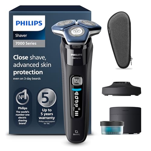 Der Philips Shaver Series 7000 bietet eine gründliche Rasur mit Nass- und Trockenfunktion, Trimmer und Reinigungsstation. #Philips #Elektrorasierer #Herrenrasierer #TopDeal #Weihnachten #Geschenk #Schnäppchen - Jetzt bei Amazon kaufen!