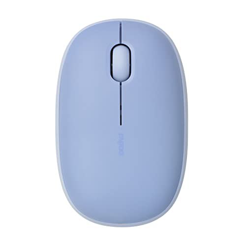 Leise kabellose Maus von Rapoo mit 1300 DPI Sensor für PC und Mac in lila. Ergonomisches Design für Rechtshänder. #Rapoo #Maus #Wireless #Technik #Weihnachten #Geschenk #Deals - Jetzt bei Amazon kaufen!