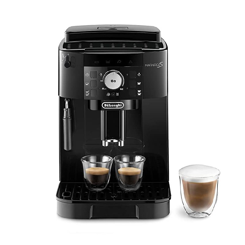 DeLonghi Magnifica S ECAM11.112.B Kaffeevollautomat mit Milchaufschaumdüse für Cappuccino. Genieße perfekten Kaffee zuhause! #DeLonghi #Kaffeevollautomat #Milchaufschaum #Genuss #Deutschland #Geschenk #Preisfehler - Jetzt bei Amazon kaufen!