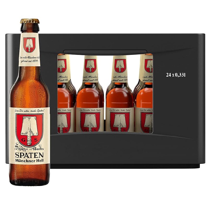 Genieße SPATEN Münchner Hell Flaschenbier im praktischen Mehrweg-Kasten. Perfekt für gesellige Momente. #SPATEN #Flaschenbier #MünchnerHell #Feierabend #Weihnachten #Geschenk #Rabatt - Jetzt bei Amazon kaufen!