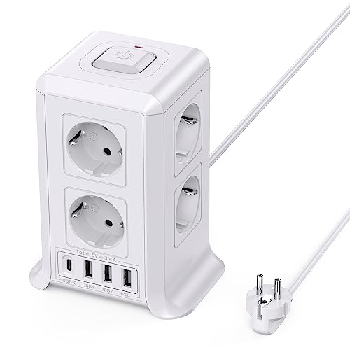 Sameriver Steckdosenleiste mit Schalter, 8 Steckdosen + 4 USB, Uberspannungsschutz, 2M Kabel. #Sameriver #Steckdosenleiste #USB #Zuhause #Weihnachten #Geschenk #Preisfehler - Jetzt bei Amazon kaufen!