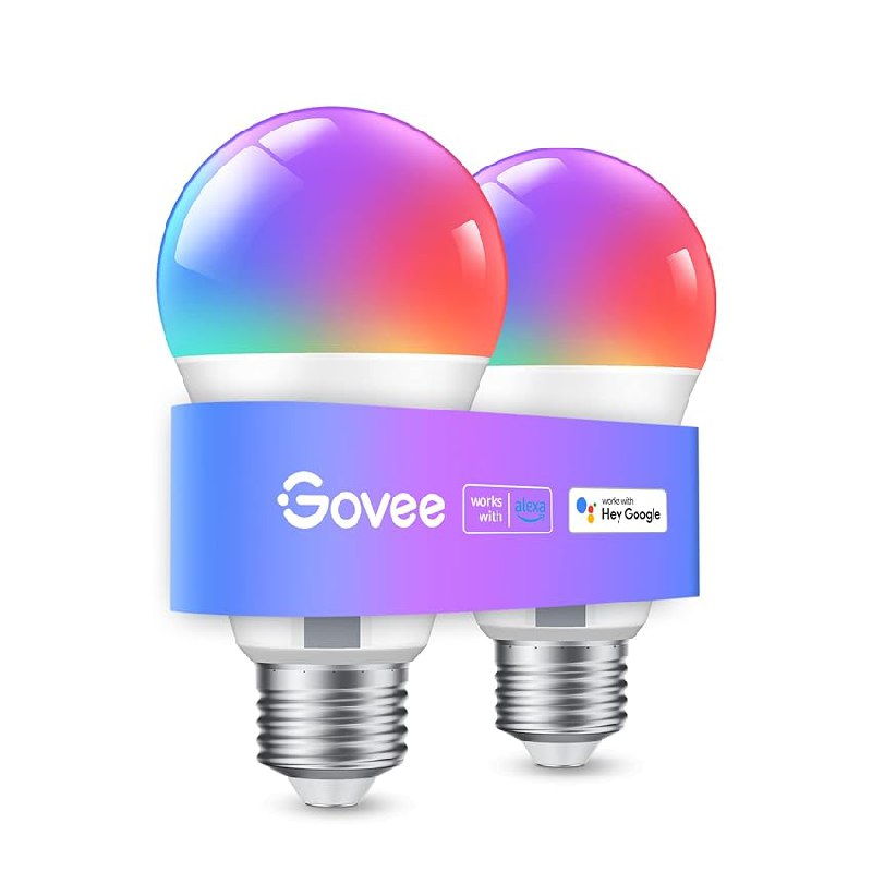 Govee Smart Glühbirne E27 für individuelle Lichtgestaltung. Dimmbar, RGBWW-Funktion. Nur 10,99€ statt 19,99€ -45Rabatt. #Govee #SmartHome #Beleuchtung #DIY #Weihnachten #Geschenk #Angebot - Jetzt bei Amazon kaufen!