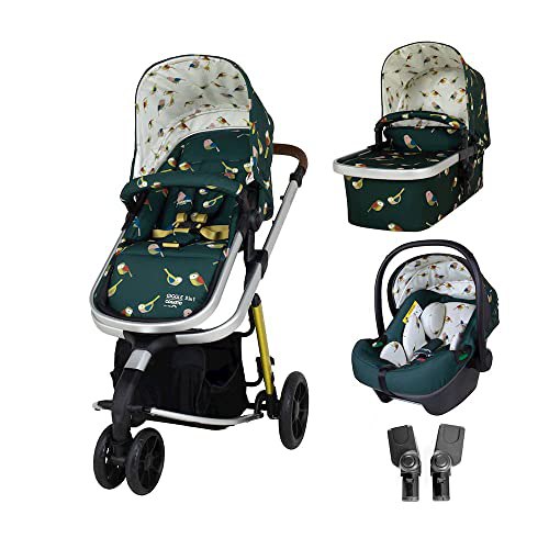 Cosatto Giggle 3 in 1 Kombikinderwagen mit Babywanne und Autositz, inkl. Regenschutz. Ab Geburt bis 18kg. Kompakt faltbar Birdland. #Cosatto #Kombikinderwagen #Babyausstattung #Angebot #Weihnachten #Geschenk #Deals - Jetzt bei Amazon kaufen!