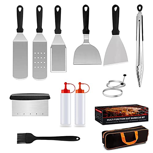 Felenny Grill-Zubehör-Set mit flacher Oberseite: Spatel, Zange, Schaber, Eierringe für Outdoor-Grill #Felenny #Grillzubehör #Outdoor #Sommer #Weihnachten #Geschenk #Schnäppchen - Jetzt bei Amazon kaufen!