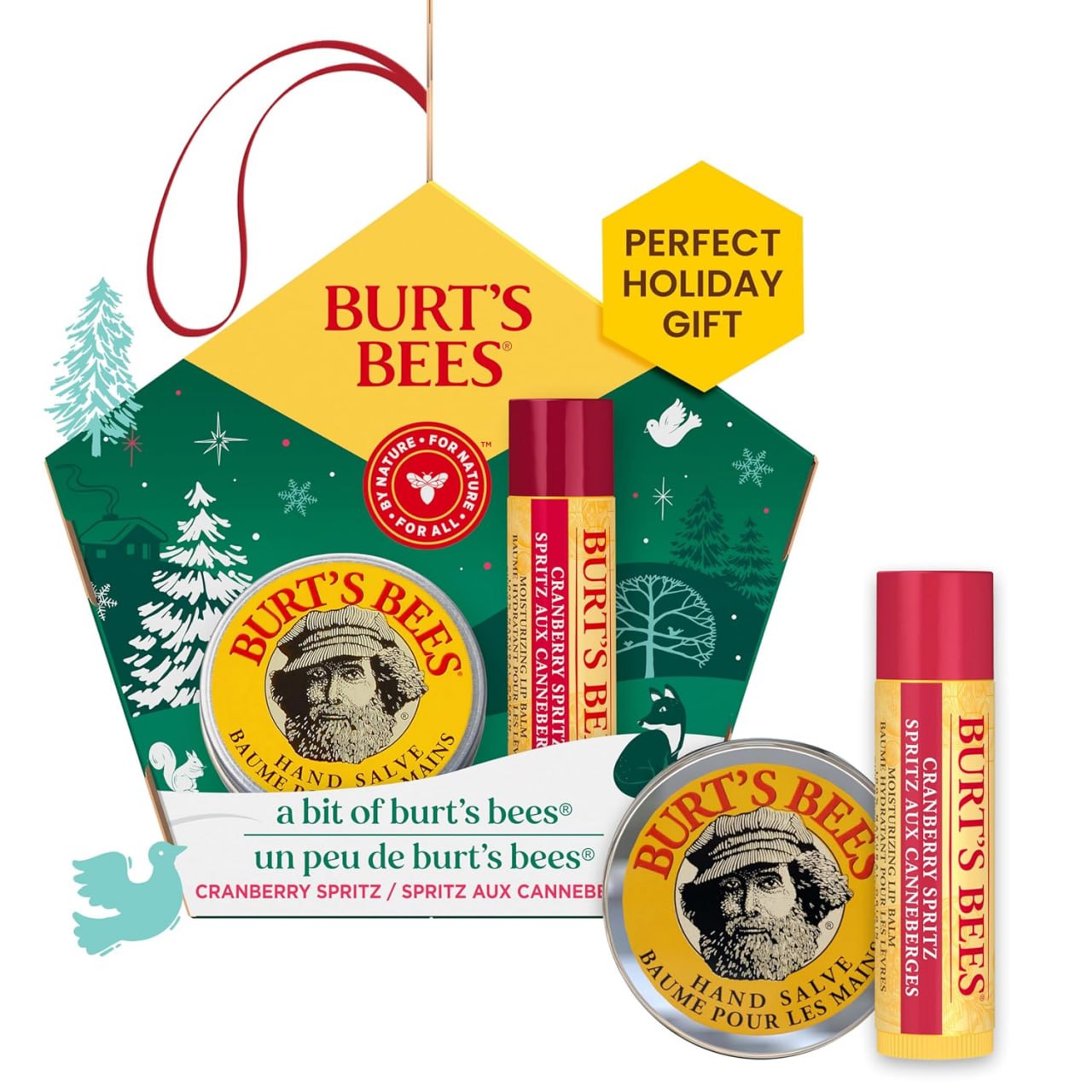 Mini-Set mit Lippen- und Handbalsam von Burts Bees in Cranberry Spritz, ideal als Geschenk. #BurtsBees #Lippenpflege #Geschenkset #Beauty #Weihnachten #Geschenk #Rabatt - Jetzt bei Amazon kaufen!