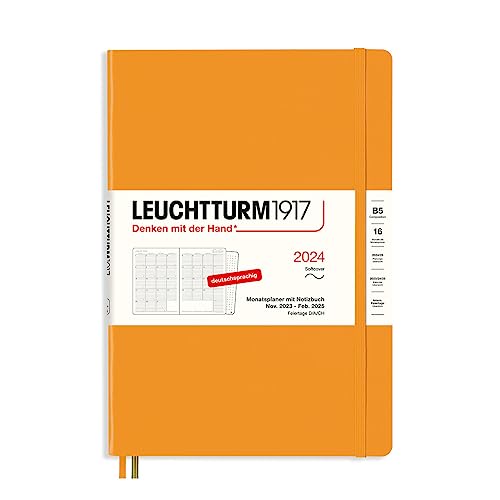 LEUCHTTURM1917 367568 Monatsplaner Notizbuch Composition B5 2024, 16 Monate, Softcover, Rising Sun, Deutsch #LEUCHTTURM1917 #Monatsplaner #Notizbuch #deutschsprachig #Weihnachten #Geschenk #Deals - Jetzt bei Amazon kaufen!