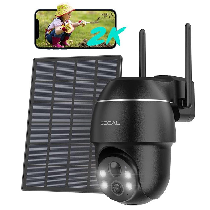 COOAU Überwachungskamera für den Außenbereich mit Solarakku. Effektive Videouberwachungstechnik für mehr Sicherheit. #COOAU #Überwachungskamera #Videouberwachung #Sicherheitstechnik #Deutschland #Geschenk #Preisfehler - Jetzt bei Amazon kaufen!