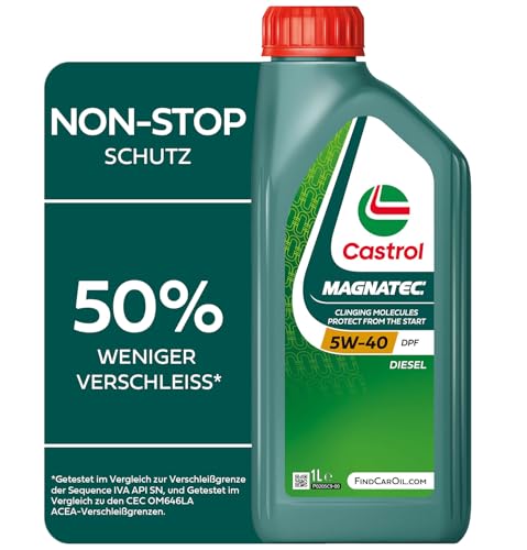 Hochwertiges Castrol MAGNATEC 5W-40 DPF Motoröl, 1 Liter, schwarz, schützt Ihren Motor effektiv. #Castrol #Motoröl #5W40 #Autopflege #Deutschland #Geschenk #Preisfehler - Jetzt bei Amazon kaufen!