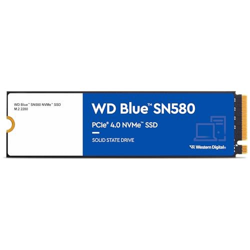 WD Blue SN580 NVMe SSD 1 TB PCIe Gen4 x4, bis zu 4.150 MB/s Lesegeschwindigkeit, M.2 2280, nCache 4.0-Technologie Blau #WD #NVMe #SSD #Technologie #Weihnachten #Geschenk #Preisfehler - Jetzt bei Amazon kaufen!