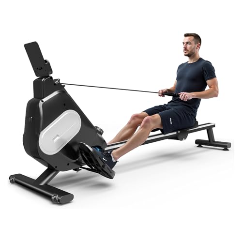 Magnetisches Rudergerät für Zuhause mit 16 Widerstandsstufen und max. Belastbarkeit von 180KG. Vertikale Aufbewahrung. #Rudergerät #Fitnessequipment #Heimtraining #Gesundheit #Weihnachten #Geschenk #Rabatt - Jetzt bei Amazon kaufen!