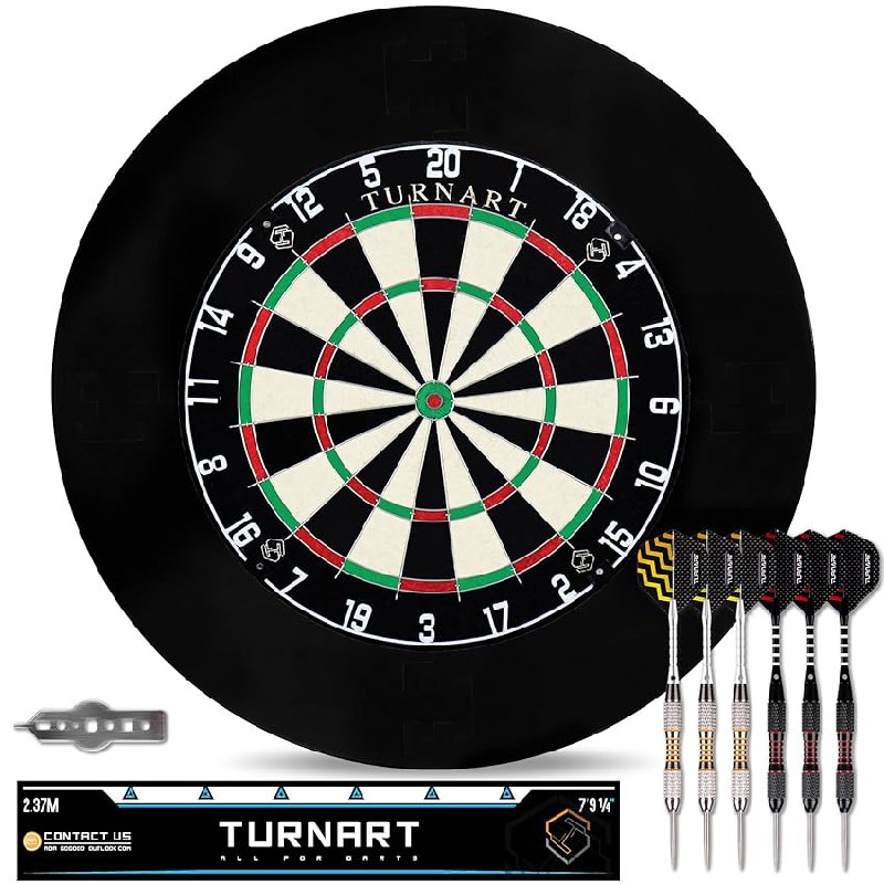 Hochwertige Kork Dartscheibe inklusive Pfeile. Offizielles Steeldartscheibe für Profis und Anfänger. #Darts #Dartscheibe #Steeldarts #Angebot #Weihnachten #Geschenk #Schnäppchen - Jetzt bei Amazon kaufen!