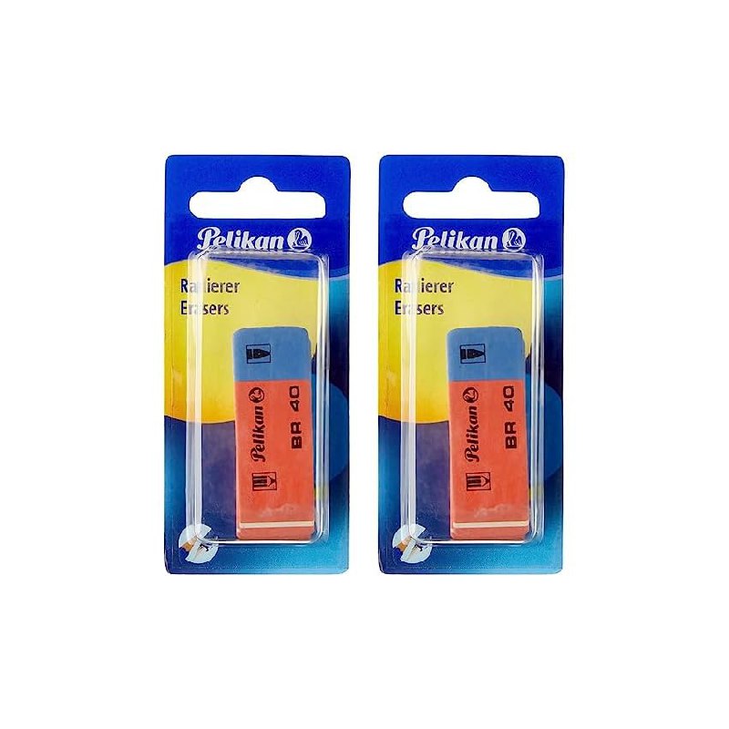 Pelikan 619932 BR402B Radierer aus Kautschuk, praktische Verpackung mit 2 Stück. Ideal für Schule und Büro. #Pelikan #Radierer #Schreibwaren #Angebot #Weihnachten #Geschenk #Angebot - Jetzt bei Amazon kaufen!