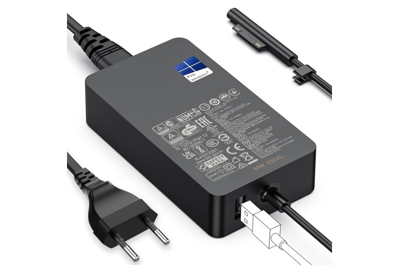 Surface Pro Charger 65W 15V 4A für Surface Pro, Laptop, Studio, Go, Tablet. Zuverlässige Stromversorgung zum super Preis! 🔌💻 #Surface #Ladegerät #Microsoft #Tech #Weihnachten #Geschenk #Coupon - Jetzt bei Amazon kaufen!