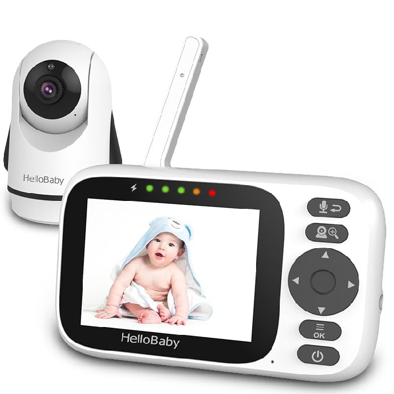 HelloBaby Babyphone mit Kamera, Schwenkfunktion und Fernsteuerung für 81,50€ statt 89,99€. Ideal zur Überwachung des Babys. #HelloBaby #Babyphone #Überwachung #Rabatt #Weihnachten #Geschenk #Coupon - Jetzt bei Amazon kaufen!