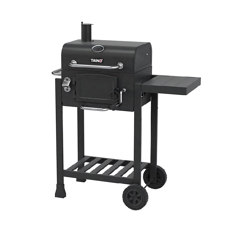 TAINO HERO Smoker Holzkohle-Grillwagen mit Raucherofen für nur 75,99€ statt 129,99€. Idealer Grillwagen für BBQ und rauchige Aromen. #TAINO #Holzkohlegrill #Grillwagen #Sommerfreuden #Weihnachten #Geschenk #Angebot - Jetzt bei Amazon kaufen!