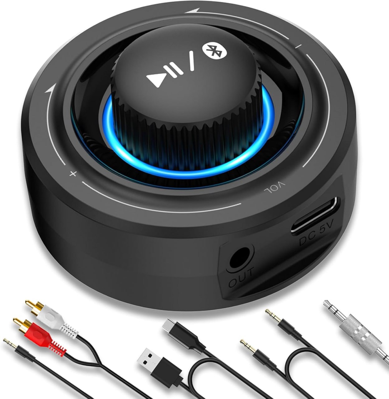 Lavales Bluetooth-Empfänger für Auto und Zuhause mit 3,5 mm Klinkenstecker und Cinch-Kabel. Einfache Verbindung mit Stereoanlagen. #Lavales #Bluetooth #Empfänger #Musikgenuss #Weihnachten #Geschenk #Angebot - Jetzt bei Amazon kaufen!