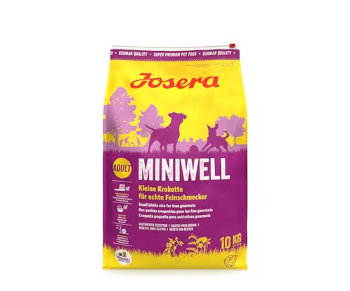 JOSERA Miniwell Trockenfutter für ausgewachsene Hunde kleiner Rassen. Premium-Qualität mit Geflügel, Reis und kleinen, weizenfreien Kroketten. #JOSERA #Hundefutter #Premium #Geflügel #Weihnachten #Geschenk #Angebot - Jetzt bei Amazon kaufen!