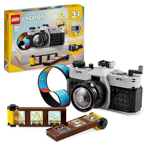 Das LEGO Creator 3in1 Retro Kamera Spielzeug begeistert Kinder ab 8 Jahren. Als Videokamera, TV-Set oder Schreibtischdeko vielfältig einsetzbar. #LEGO #Kamera #Spielzeug #Geschenk #Weihnachten #Geschenk #Coupon - Jetzt bei Amazon kaufen!