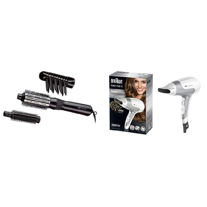 Braun Satin Hair 3 Warmluft-Lockenbürste mit Kamm- und Bürstenaufsatz für schonendes Styling. Ideal für lockiges Haar. #Braun #Warmluftlockenbürste #Haarstyling #Angebot #Weihnachten #Geschenk #Coupon - Jetzt bei Amazon kaufen!